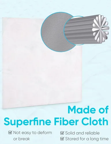 Miniatura 5 de 6 piezas de paños de limpieza de gafas engrosados con diseño elegante de flores, paños de microfibra multicolores para lentes de anteojos, toallitas