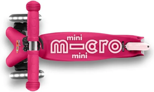 Miniatura 4 de Micro Kickboard Mini scooter LED para niños de 2 a 5 años Niños de hasta 110 libras Diseño de 3 ruedas inclinadas para dirigir Barra en T