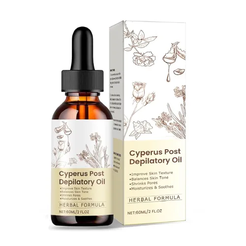 Aceite Cyperus Rotundus, 100% puro y natural Cyprus Rotundus aceite para depilación y reducción del crecimiento del vello corporal (1 unidad)
