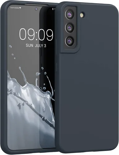 Miniatura 116 de kwmobile Funda compatible con Samsung Galaxy S22 - Funda de silicona TPU con acabado suave - Blue Reef