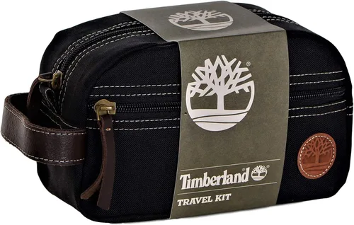 Miniatura 2 de Timberland Men's Toiletry Bag Canvas Travel Kit Organizer Negro