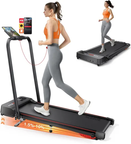 Miniatura 10 de ACEZOE Caminadora con 10% de inclinación, caminadora para debajo del escritorio, cintas de correr portátiles compactas para oficina en casa