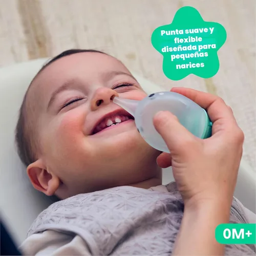 Miniatura 6 de Playhouse MD Booger Buddy - Bombilla aspiradora nasal, Narwhal, con luz LED para bebés y niños pequeños, removedor de mocos sin BPA para aliviar