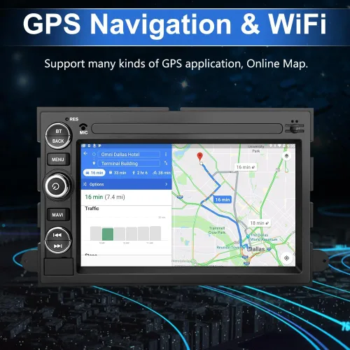 Miniatura 2 de Radio de coche Android 13 compatible con Ford F150 F250 F350 Fusion Edge Explorer Taurus Freestar, audio estéreo para automóvil con CarPlay