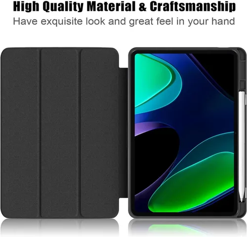 Miniatura 6 de Funda para Xiaomi Pad 6 de 11 pulgadas, carcasa rígida transparente para Xiaomi Pad Pro 2023, con encendido y apagado automático, no toque "No Tocar