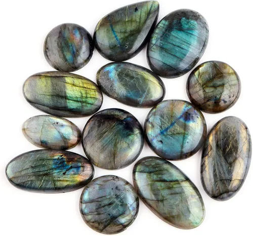 Miniatura 10 de OdrillionGems Cabujón de piedra, piedras preciosas naturales, fabricación de joyas, envoltura de alambre, suministro al por mayor suelto, artesanía