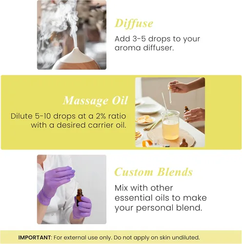 Miniatura 6 de Handcraft Blends Aceite esencial de limón – 1 onza líquida – 100% puro y natural – Aceite esencial de grado premium para difusor y aromaterapia