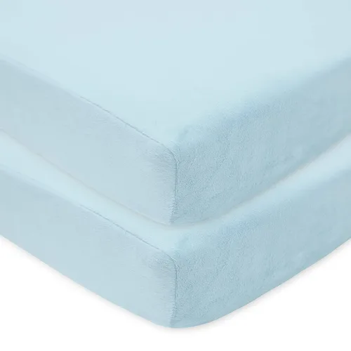 Miniatura 12 de American Baby Company Heavenly Soft - Sábana bajera ajustable de felpilla para cuna, 28 x 52 pulgadas, cálida y acogedora, sábana de felpilla Crema