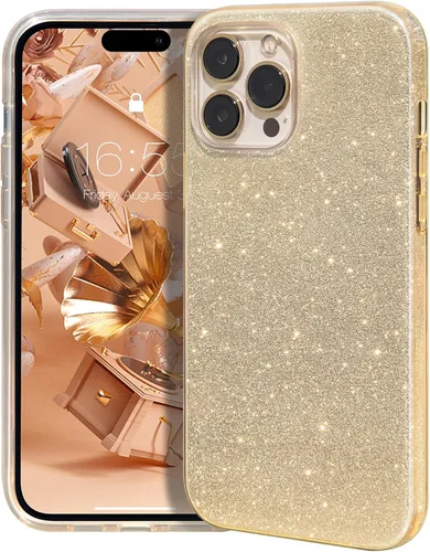 Miniatura 43 de MATEPROX - Funda compatible con iPhone Air de 6.5' [2025], carcasa protectora de 3 capas con purpurina brillante y tendencia, anti-arañazos y a