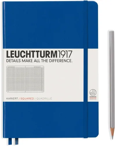 Miniatura 138 de LEUCHTTURM1917 - Cuaderno de tapa dura mediano A5 con 251 páginas numeradas para escritura y diario (verde menta, con puntos)