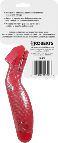 Miniatura 8 de Roberts Cuchillo profesional para alfombras (incluye 3 cuchillas)
