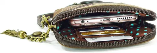 Miniatura 2 de Chala - Bolsa cruzada de piel sintética multicolor con correa ajustable para teléfono celular