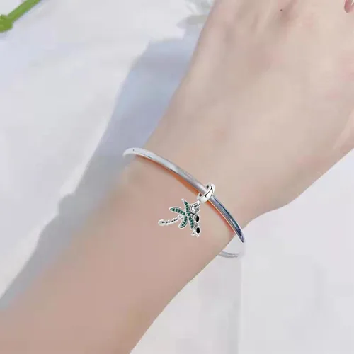 Miniatura 4 de Chili Jewelry Abalorio de palma de coco con gafas de sol, compatible con pulseras Pandora