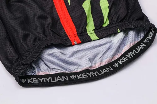 Miniatura 6 de New Pro - Camiseta de ciclismo de manga corta con cremallera completa para hombre, EE. UU