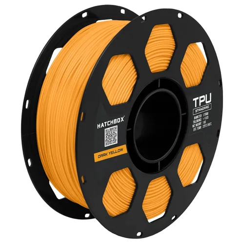 Miniatura 18 de HATCHBOX - Filamento de poliuretano termoplástico para impresora 3D, Shore 95A, color beige, carrete de 1 kg, precisión dimensional de +/- 0.03 mm