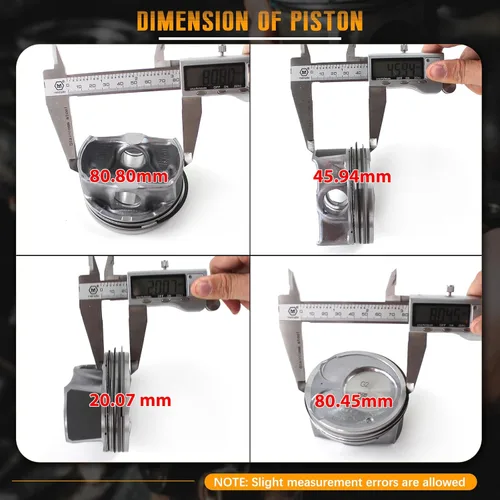 Miniatura 5 de PANGOLIN Juego de pistones y anillos del motor 23041-2E210 para Kia Soul Forte Forte5 Forte Koup 2.0L 2014 2015 2016 2017 2018 piezas del mercado
