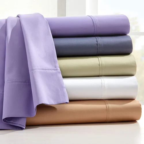 Miniatura 4 de BrylaneHome Bed Tite - Juego de sábanas de 500 hilos, tamaño matrimonial, color gris