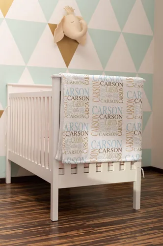 Miniatura 4 de Manta de nombre personalizada para bebé niña niños y adultos con nombre, personalizado con nombre del bebé, manta personalizada para niños. Regalo