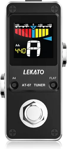 Miniatura 10 de LEKATO Looper - Pedal de guitarra, pedal afinador de bucle, 9 bucles, 40 minutos, tiempo de grabación, sobrecargas ilimitadas para guitarra