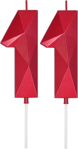 Miniatura 101 de DERVENTA Velas de cumpleaños con números grandes, 3D, color rosa, 3.7 pulgadas, decoración para tartas de fiesta, 1 pieza (número 3 rosa)
