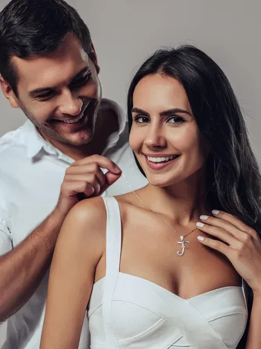 Miniatura 207 de EUDORA Collares de plata esterlina con inicial para mujer, regalos clásicos de 26 letras sin cuello para niñas, hermana, madre hija, cadena de 18