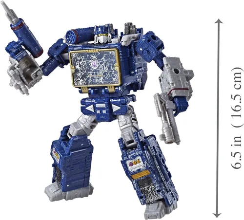 Miniatura 2 de Transformers Toys Generations War for Cybertron Voyager Wfc-S25 Soundwave Figura de Acción - Capítulo Siege - Adultos y Niños de 8 Años en Adelante