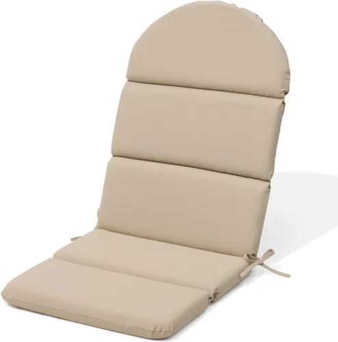 Crestlive - Cojín Adirondack para silla, 50 x 19.6 pulgadas, impermeable, resistente a la decoloración, cojín para silla mecedora de respaldo alto,