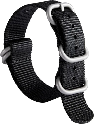 BINLUN Correa de reloj de nailon gruesa, bandas multicolores balísticas premium para hombres y mujeres, 18 mm, 19 mm, 20 mm, 21 mm, 22 mm, 23 mm, 24
