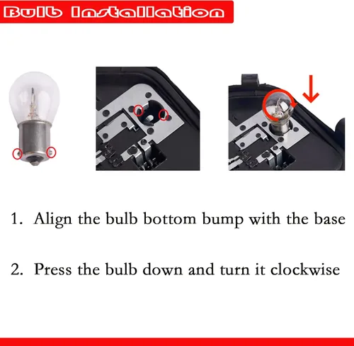 Miniatura 4 de Panel de Enchufe de Bombilla de Luz Trasera Izquierda del Conductor y Conector de Enchufe y Tres Bombillas 63217313043 Compatible con BMW Serie 3