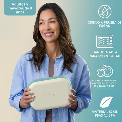Miniatura 3 de Bentgo Chill Max - Lonchera XL a prueba de fugas - Paquete de hielo incluido mantiene la comida fría; capacidad de 5 tazas para adultos y mayores