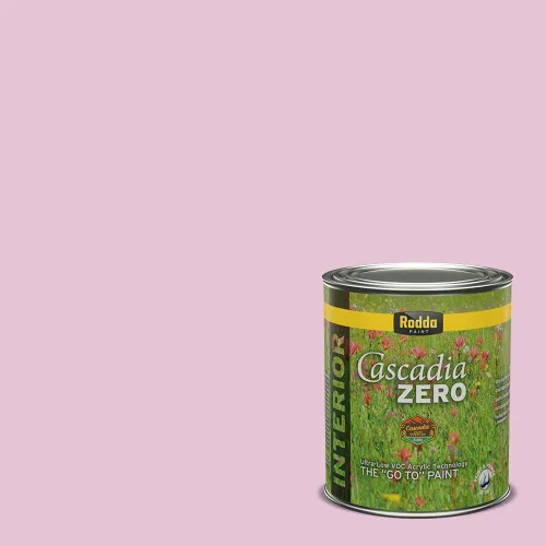 Miniatura 174 de Rodda Paint CASCADIA ZERO - Pintura satinada e imprimación para interiores en uno, 1 galón, Lady Flower Flor de señora
