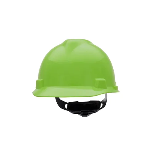 Miniatura 12 de MSA 477484 V-Gard - Casco de seguridad, con suspensión de trinquete Fas-Trac III, carcasa de polietileno, protección anti-impacto superior, correas