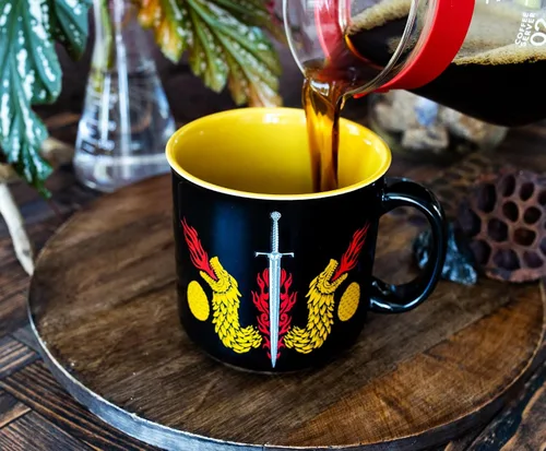 Miniatura 4 de Taza de cerámica Game Of Thrones House of the Dragon para caravana, taza de café grande para expreso, té, coca Capacidad para 20 onzas
