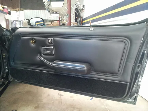 Miniatura 8 de Tela de vinilo marina para automóvil de grado para tapicería de repuesto para decorar piel sintética por yarda (1 yarda, negro)