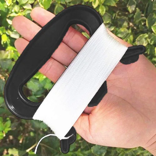 Miniatura 2 de Mango de cuerda de cometa – Cuerda de cometa de 328 pies, paquete de 2 unidades en total de 656 pies con bobina de conector, bobinadora de línea