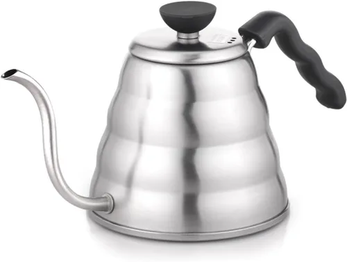 Miniatura 2 de Cafetera con pico vertedor, Hario VKB-100HSV, V60 Bouno, Plateado