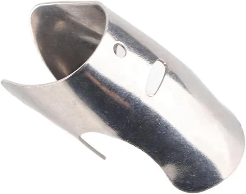 Miniatura 8 de TOPINCN Protector de dedos de acero inoxidable, 4 unidades, protector de dedos para evitar daños al cortar
