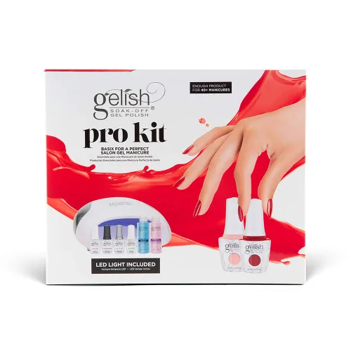 Miniatura 3 de Gelish Pro Kit with Pro LED Light - Complete Manicure Set, UV/LED Nail Lamp, Gel Polishes, Essentials, Remover for Professional DIY Gel Nails At