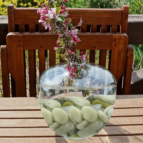 Miniatura 4 de Piedras de jade de 2 libras para plantas de interior, piedras pulidas naturales de 0.7 a 1.2 pulgadas, rocas decorativas de río para suculentas