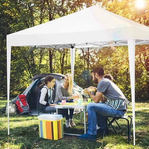 Miniatura 7 de COBIZI Tienda de campaña desplegable de 10 x 10 pies con 3 paredes laterales, tiendas de campaña para fiestas, bodas, patio trasero, impermeable, al