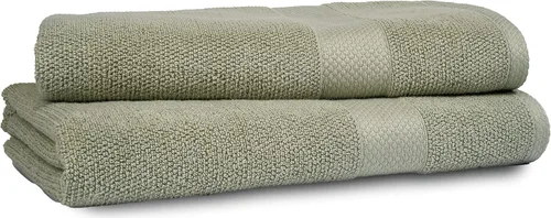 Miniatura 2 de MAURA Juego de toallas de baño de alta calidad, 100 % algodón, de 35 x 70 pulgadas, ultra absorbentes, de secado rápido, suaves, para baño, toallas