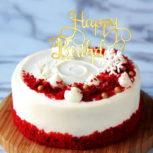 Miniatura 8 de Juego de 6 adornos dorados para tartas, purpurina de doble cara, adornos acrílicos para cupcakes de feliz cumpleaños, decoraciones de cumpleaños