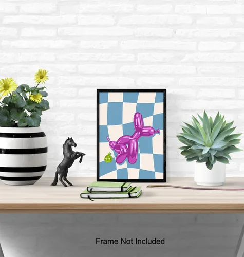 Miniatura 5 de Lindos accesorios de baño azul púrpura – divertida decoración de baño para mujeres, hombres y niños, estilo retro de los años 70 y 60, decoración