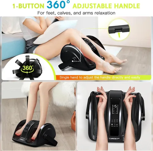 Miniatura 6 de CARESKYpro Masajeador de pies para neuropatía, elegible para FSA HSA, masajeador de pies con calor, 3 niveles de calentamiento para circulación