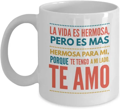 Miniatura 3 de Taza de Café Te Amo Vaso, taza de café divertidas, tazas personalizadas, taza de café inspiradoras, taza con mensajes positivos.
