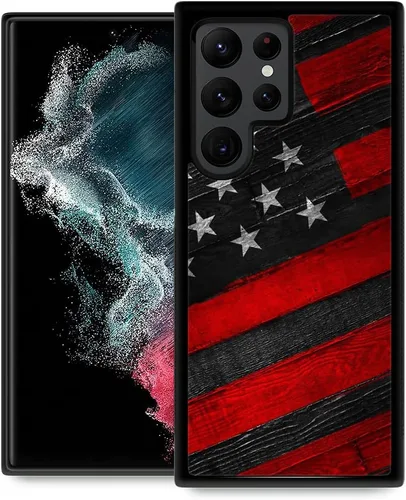 Miniatura 22 de Funda compatible con Samsung Galaxy S22 Ultra, funda protectora antideslizante y a prueba de golpes para hombres y mujeres, goma de silicona suave +