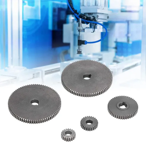 Miniatura 4 de Mini juego de engranajes de torno de metal, kit de piezas de repuesto con engranajes T80 T45 T25 T20 para micro torno y máquinas herramientas