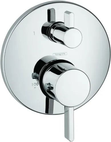 Miniatura 6 de hansgrohe Ecostat 04233820 - Moderna válvula de ducha con equilibrio de presión en níquel cepillado