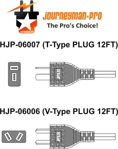 Miniatura 7 de Journeyman-Pro - Cables de carga de batería CC tipo T compatibles con generador Honda 14AWG 15A 12VDC con abrazaderas aisladas, cable de 3.6 m