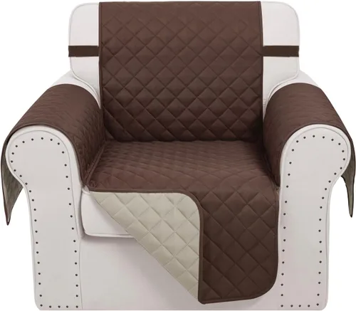 Miniatura 70 de Fundas para silla reclinable, reversible, funda de sofá para mascotas, protector de muebles para niños perezosos